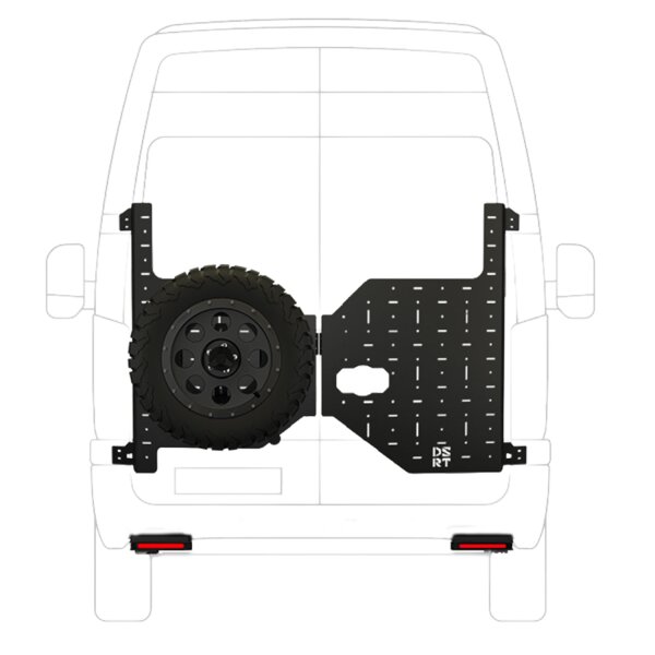 DSRT Reserveradhalter bis 18″ Räder
